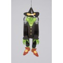 HANGING WITCH DECORATION 24"