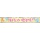 FOIL IT'S A GIRL BANNER 12 FT.