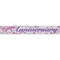 FOIL ANNIVERSARY BANNER 12FT