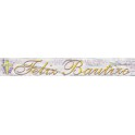 FELIZ BAUTIZO FOIL BANNR 12 FT