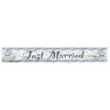 FOIL JUST MARRIED BANNER 12 FT