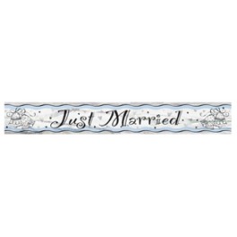 FOIL JUST MARRIED BANNER 12 FT