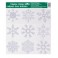 GLITTER SNOWFLAKE WINDOW CLING
