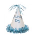 B'DAY GIRL GLITTER FRINGE HAT