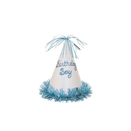 B'DAY GIRL GLITTER FRINGE HAT