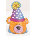 4 ANIMAL PARTY HATS
