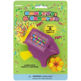 CONFETTI 6-SHOOTER W/1 REFILL