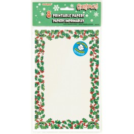 8 CMAS HOLLY PRINTABLE PAPERS