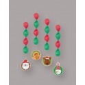 4 XMAS 18" HANGING DEC.