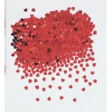 RED FOIL HEART CONFETTI .5 OZ