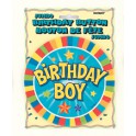 JUMBO BIRTHDAY BOY BUTTON 6''