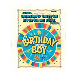 JUMBO BIRTHDAY BOY BUTTON 6''
