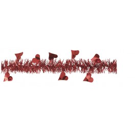 HEARTS TINSEL GARLAND 9FT
