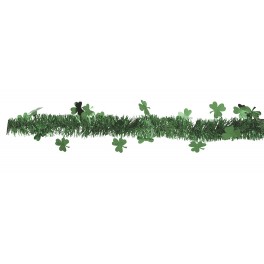 SHAMROCK TINSEL GARLAND 9FT