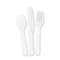 8 BRIGHT WHITE 9'' PLATES