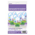 3 EASTER MINI HONEYCOMBS 8"