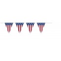 PATRIOTIC FLAG BANNER 9FT
