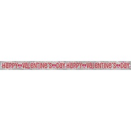 HEARTS FOIL BANNER 9FT