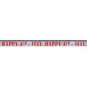 PATRIOTIC FOIL BANNER 9FT