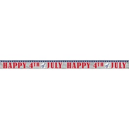 PATRIOTIC FOIL BANNER 9FT