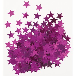 STAR CONFETTI .5OZ - PINK