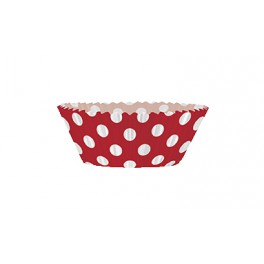 24 RED DOTS CUPCAKE KIT