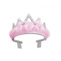 PINK BOWS AND RIBBON TIARA