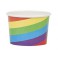 8 RAINBOW STRIPE SNACK CUPS