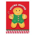 8 CMAS GINGERBREAD INVITATIONS