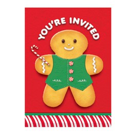 8 CMAS GINGERBREAD INVITATIONS