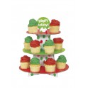 RED/GRN DOTS CUPCKE STAND
