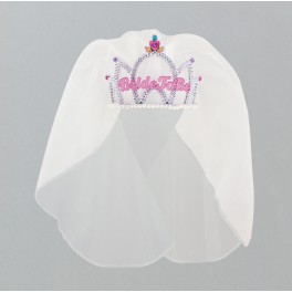 BRIDE TO BE TIARA W/VEIL