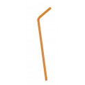 50 CT FLEX STRAWS PUMPKIN ORAN