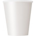 8 BRIGHT WHITE 9OZ CUPS