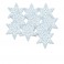 10 MINI SNOWFLAKE CUTOUTS 5"