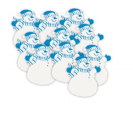 10 MINI SNOWMAN CUTOUTS 5"