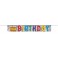 FOIL FRINGE BDAY BANNR 4.75 FT