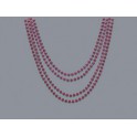 4 32'' BURGUNDY BEADS