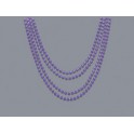 4 32'' PURPLE METALLIC BEADS