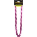 4 32'' HOT PINK BEAD NECKLACE