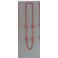 36'' RED BASEBALL BEAD NECKLAC