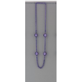 36'' PURPLE BASKETBALL BEAD NE