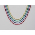 4 32'' ASST. METALLIC BEADS