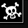 16 SKULLS BEV NAPKINS