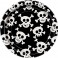 8 SKULLS 7" PLATES