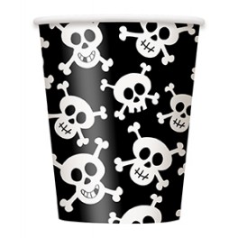 8 SKULLS 9OZ CUPS