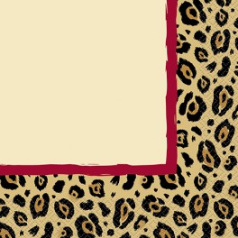 16 CHEETAH LUNCH NAPKINS