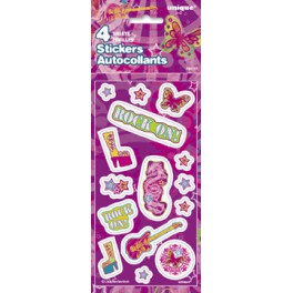 4 ROCK-ON SLIM STICKER SHEETS