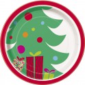 8 TREE COOL YULE 9'' PLATES