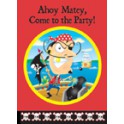 8 GOLD TOOTH PIRATE INVITATION